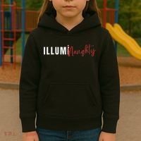 Illuminaughty Illuminati Funny Conspiracy Kids Hoodie thumb 3