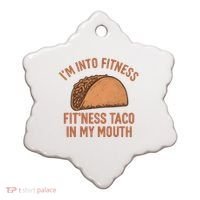 I'm Into Fitness Ceramic Ornament thumb 0