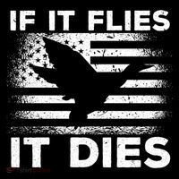 If It Flies It Dies American Flag Duck Hunter Gift Women's Hoodie thumb 2