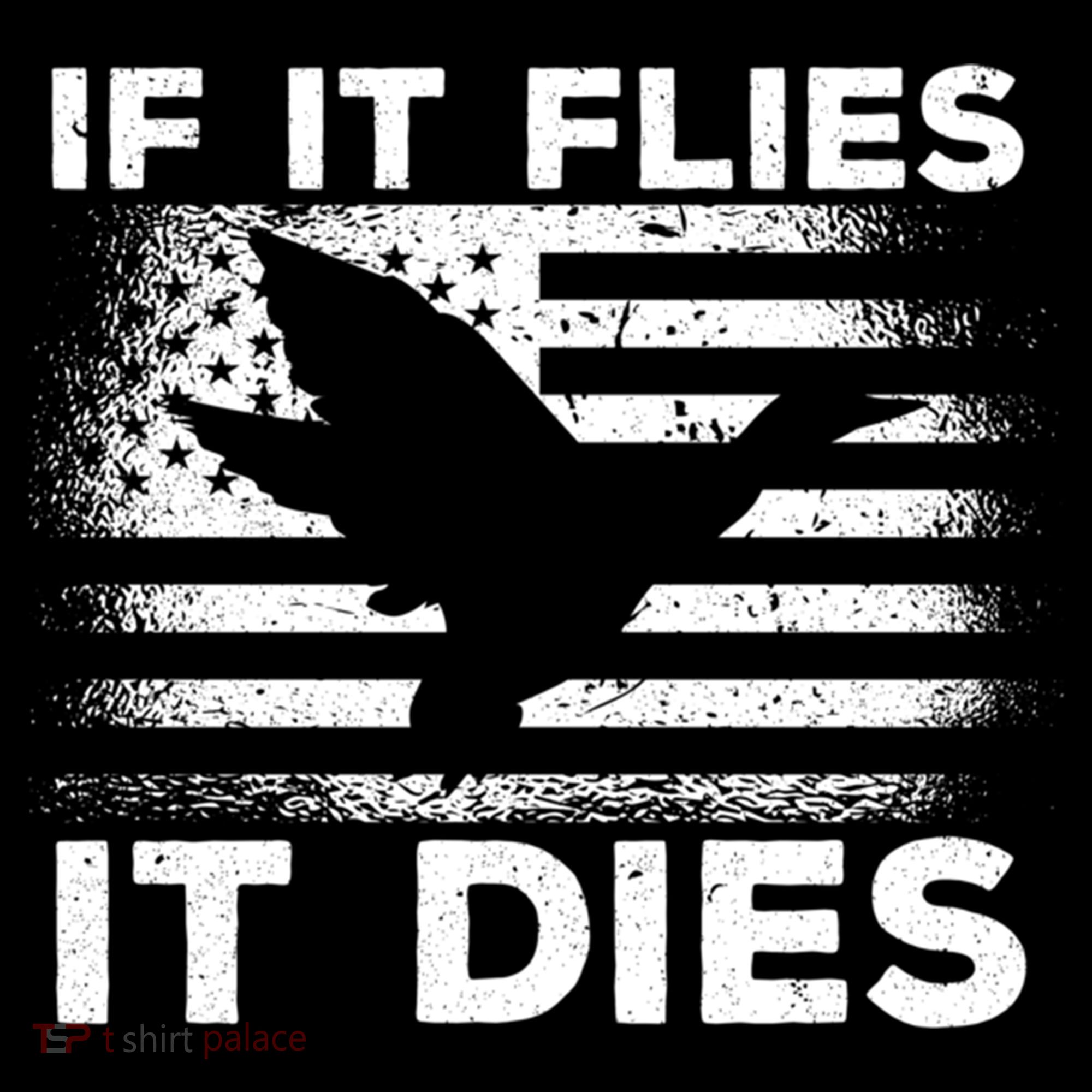 If It Flies It Dies American Flag Duck Hunter Gift Women's Hoodie