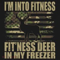 I'm Into Fitness Fit'ness Deer In My Freezer  T-Shirt thumb 7