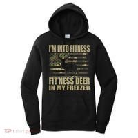 I'm Into Fitness Fit'ness Deer In My Freezer  Women's Hoodie thumb 0