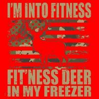 I'm Into Fitness Fit'ness Deer In My Freezer  Santa Hat thumb 1