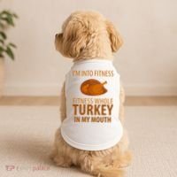 I'm Into Fitness Whole Tuckey In My Mouth Doggie Tank thumb 2