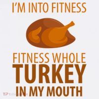 I'm Into Fitness Whole Tuckey In My Mouth Ornament thumb 1