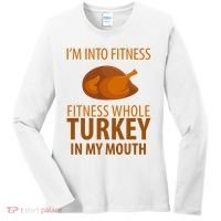 I'm Into Fitness Whole Tuckey In My Mouth Women's Long Sleeve Shirt thumb 0