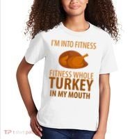 I'm Into Fitness Whole Tuckey In My Mouth Kids T-Shirt thumb 2