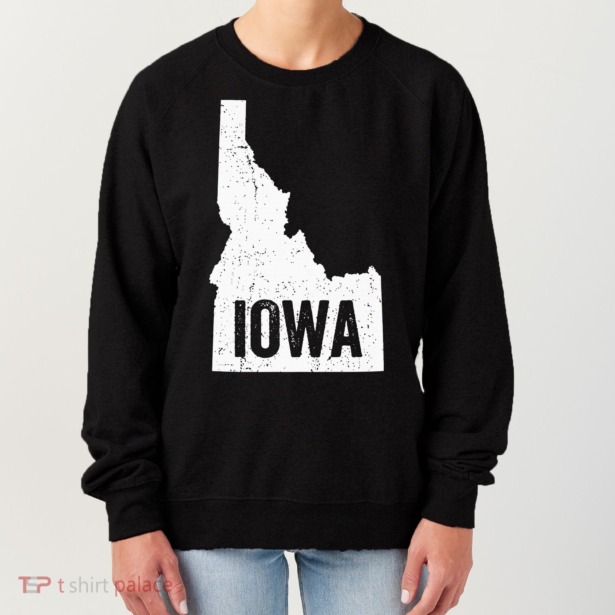 Idaho Iowa Funny Geography Mix Up Women's Sweatshirt