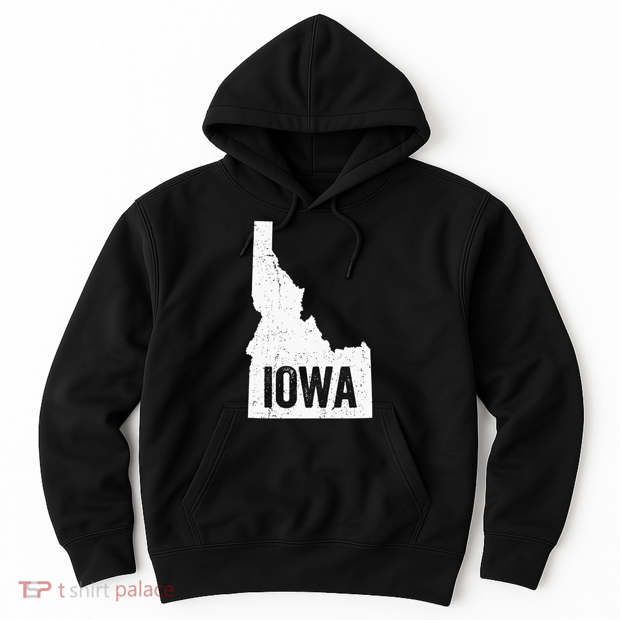 Idaho Iowa Funny Geography Mix Up Hoodie