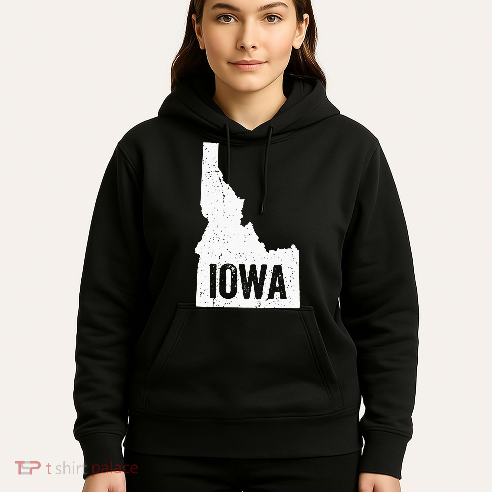 Idaho Iowa Funny Geography Mix Up Hoodie