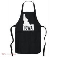 Idaho Iowa Funny Geography Mix Up Apron thumb 0