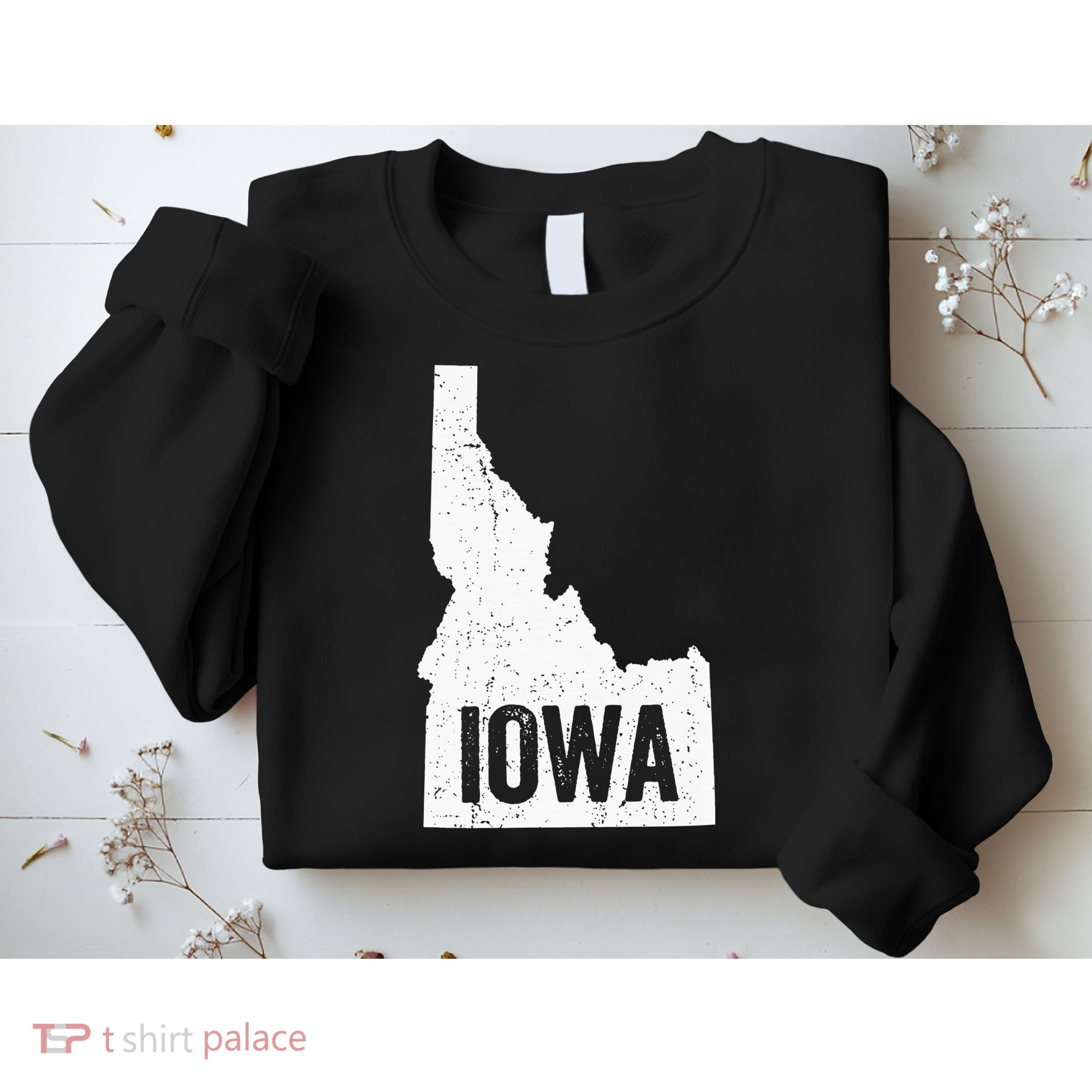 Idaho Iowa Funny Geography Mix Up Sweatshirt