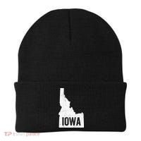 Idaho Iowa Funny Geography Mix Up Beanie thumb 0