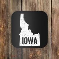 Idaho Iowa Funny Geography Mix Up Coaster thumb 0
