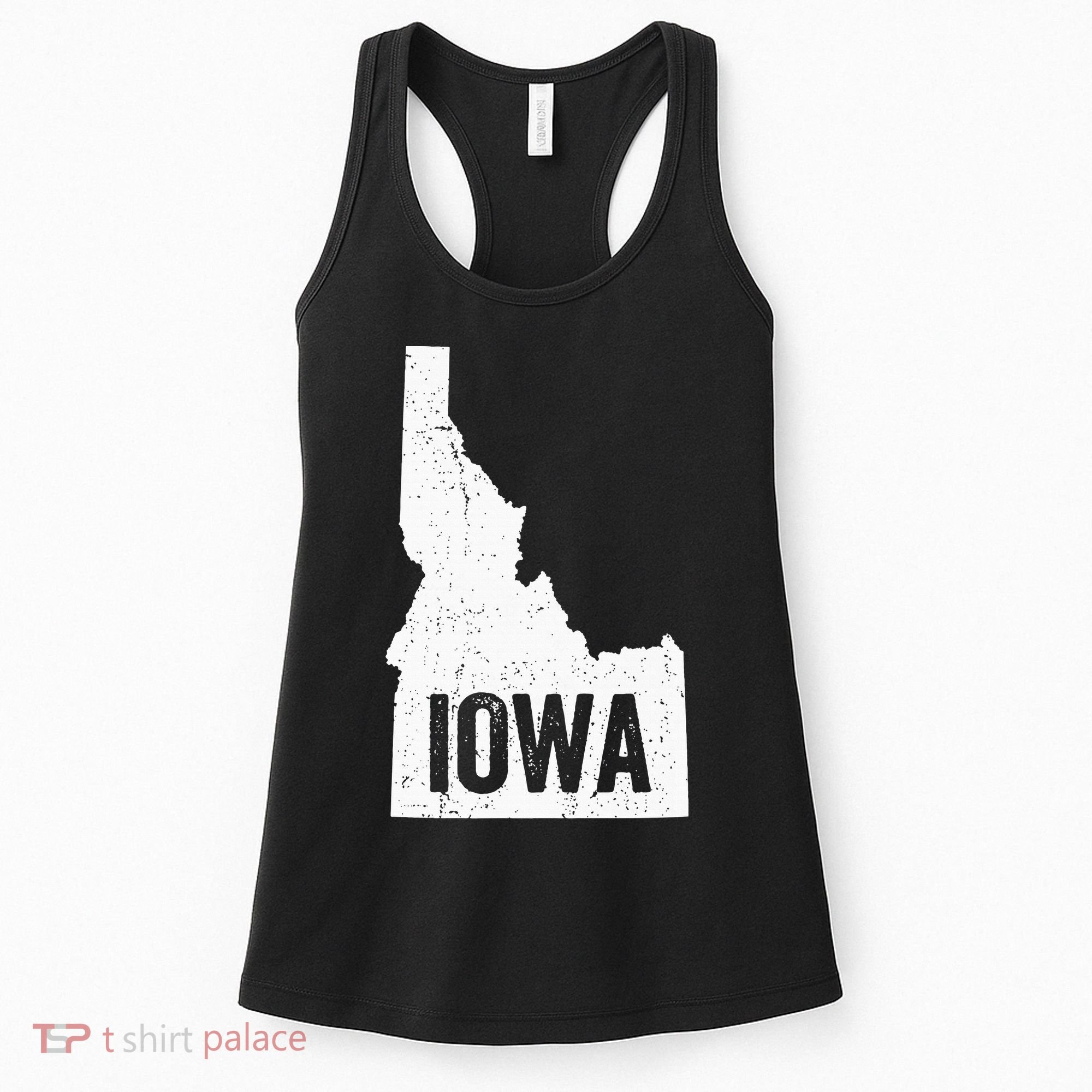 Idaho Iowa Funny Geography Mix Up Women's Tank Top