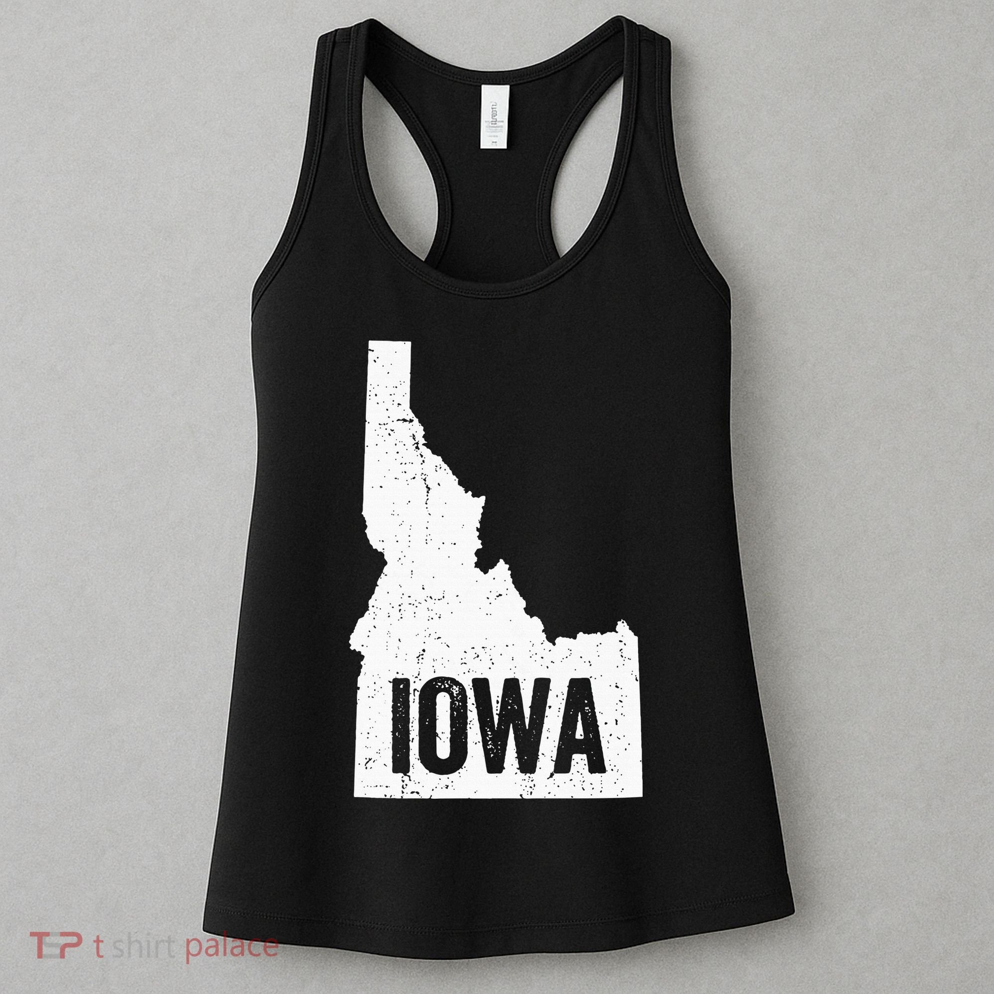 Idaho Iowa Funny Geography Mix Up Women's Tank Top