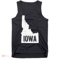 Idaho Iowa Funny Geography Mix Up Tank Top thumb 0