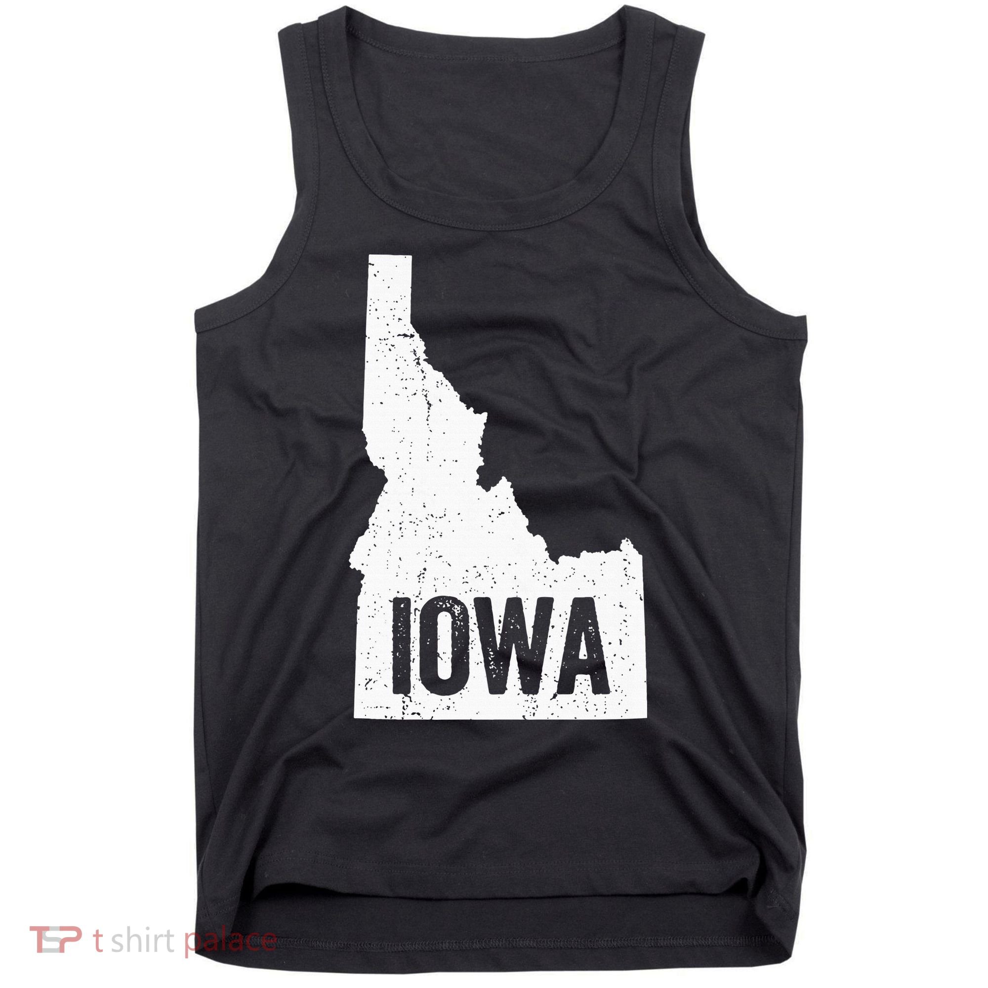 Idaho Iowa Funny Geography Mix Up Tank Top