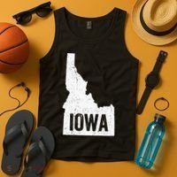 Idaho Iowa Funny Geography Mix Up Tank Top thumb 4