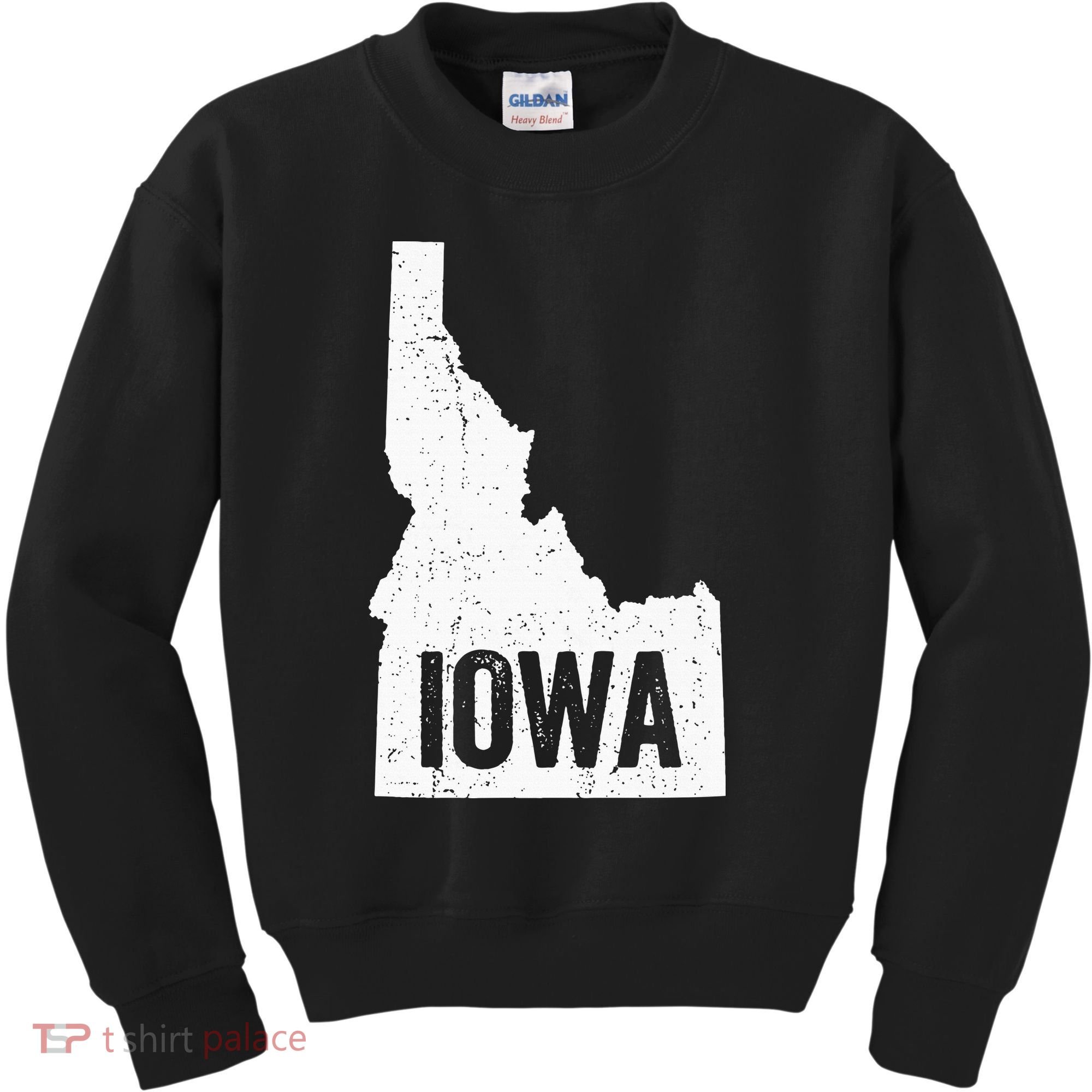 Idaho Iowa Funny Geography Mix Up Kids Sweatshirt