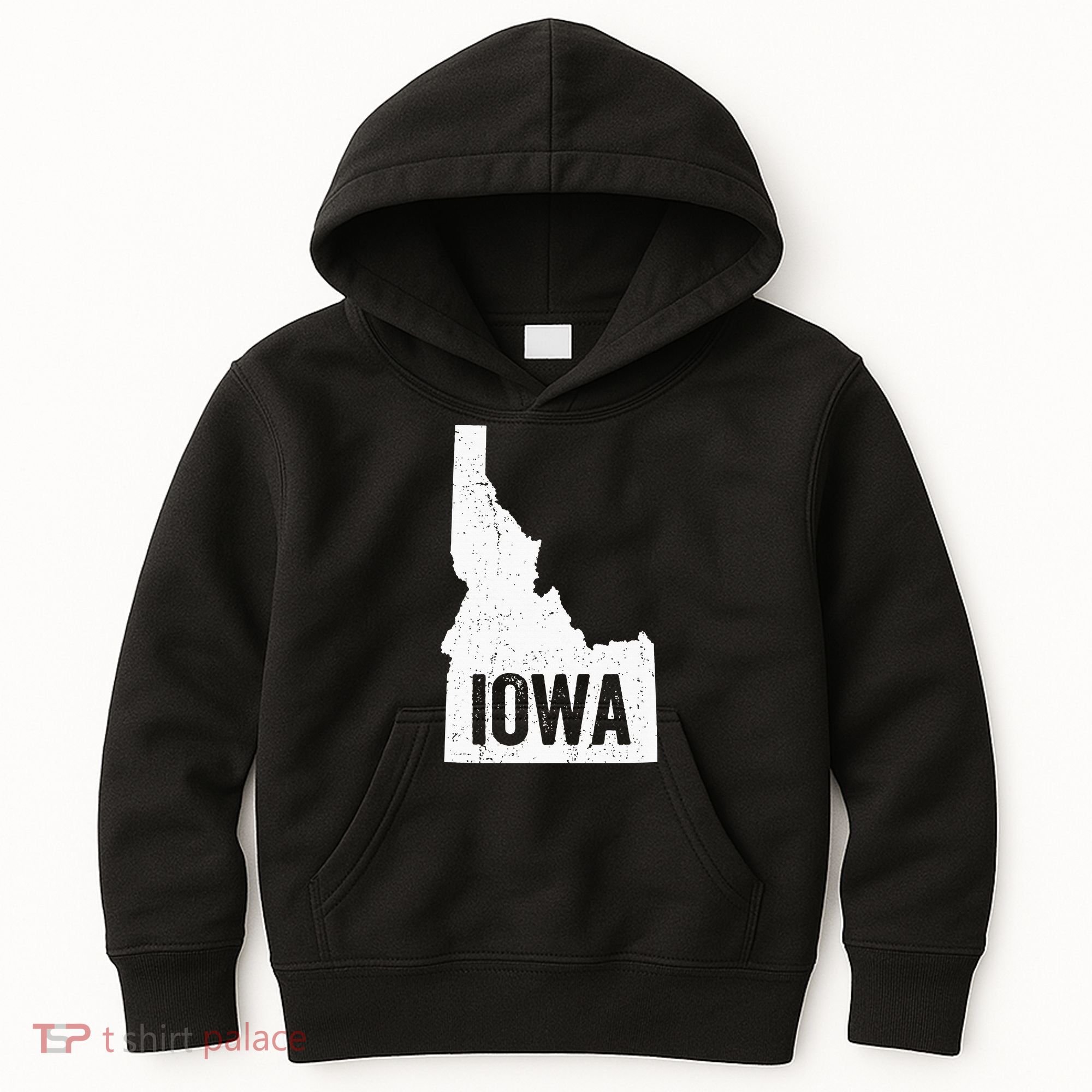 Idaho Iowa Funny Geography Mix Up Kids Hoodie