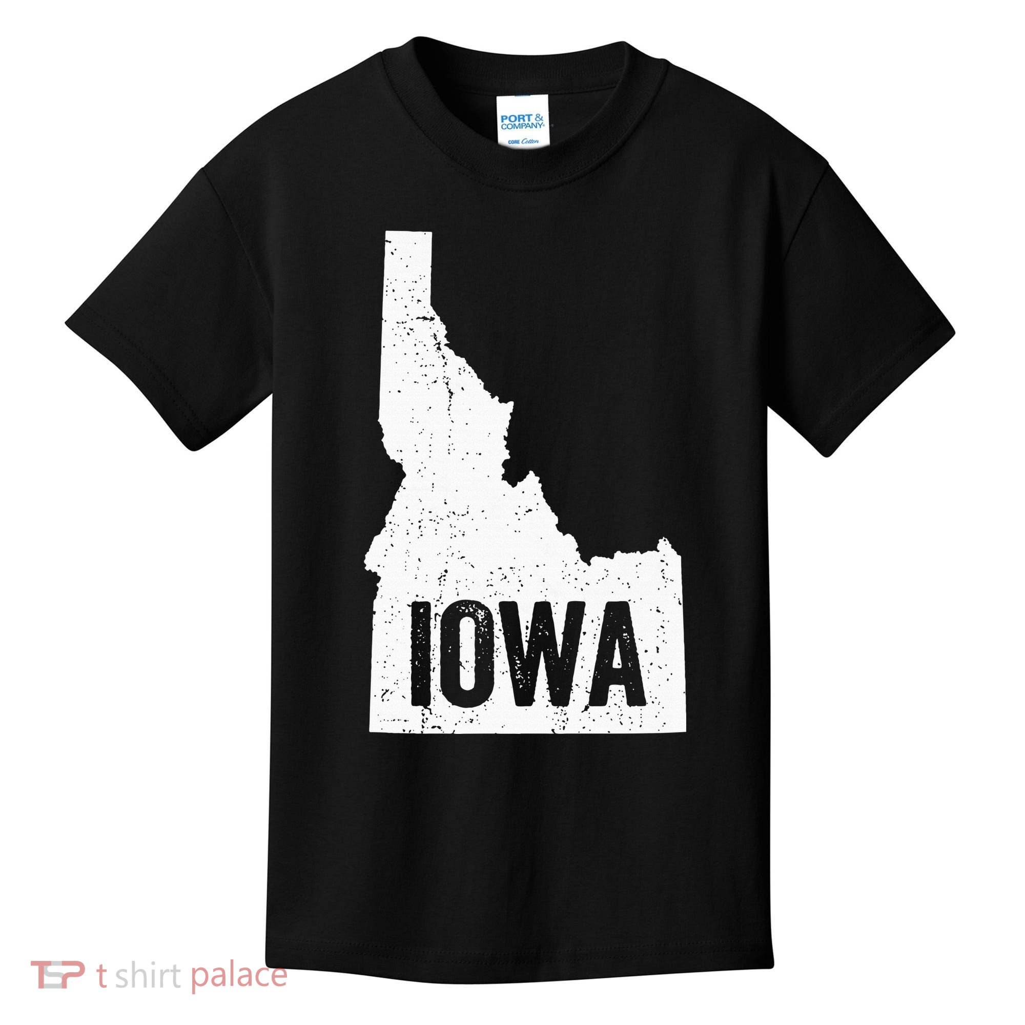 Idaho Iowa Funny Geography Mix Up Kids T-Shirt