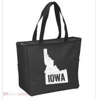 Idaho Iowa Funny Geography Mix Up Tote Bag thumb 2