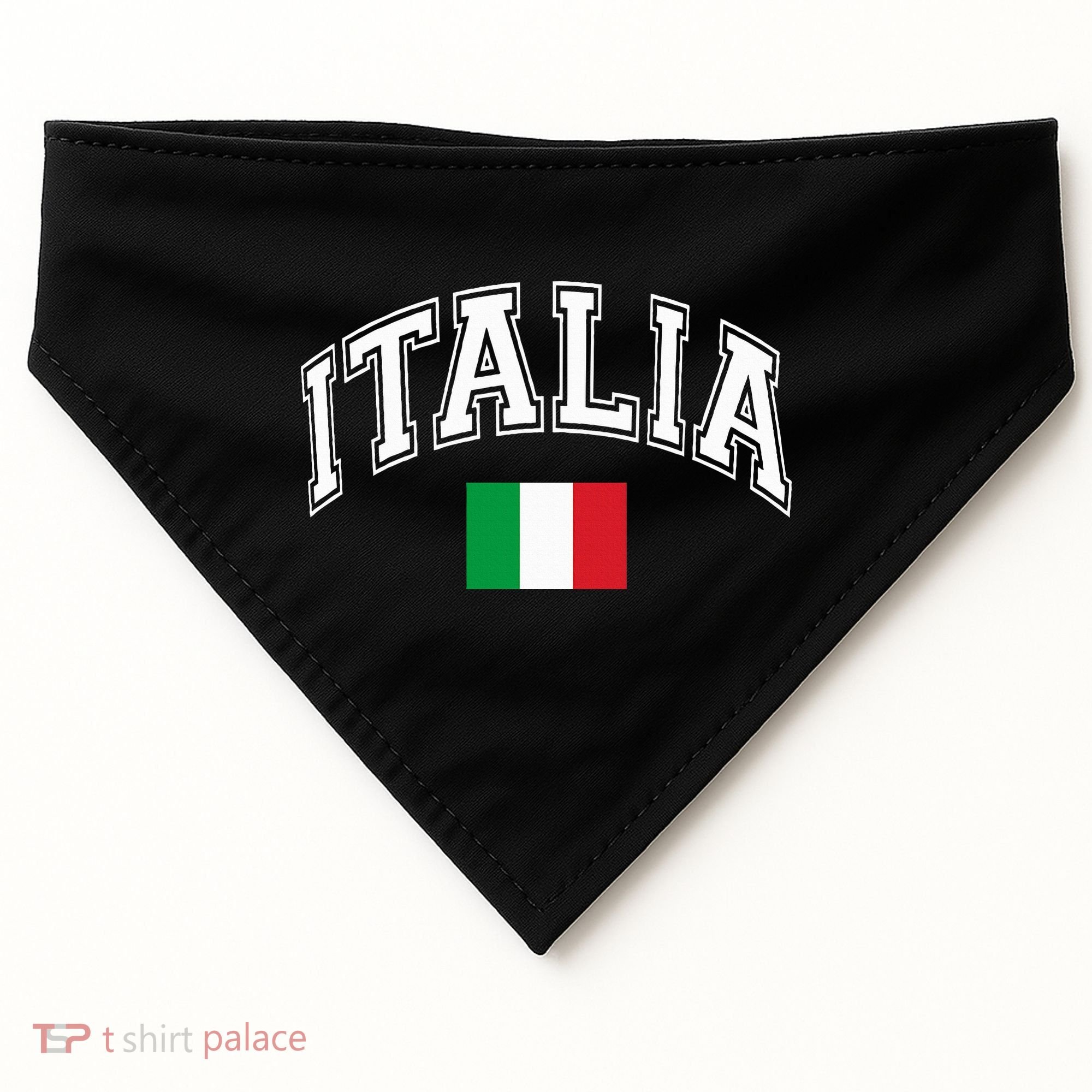 Italy Italian Flag Italia USA-Made Doggie Bandana