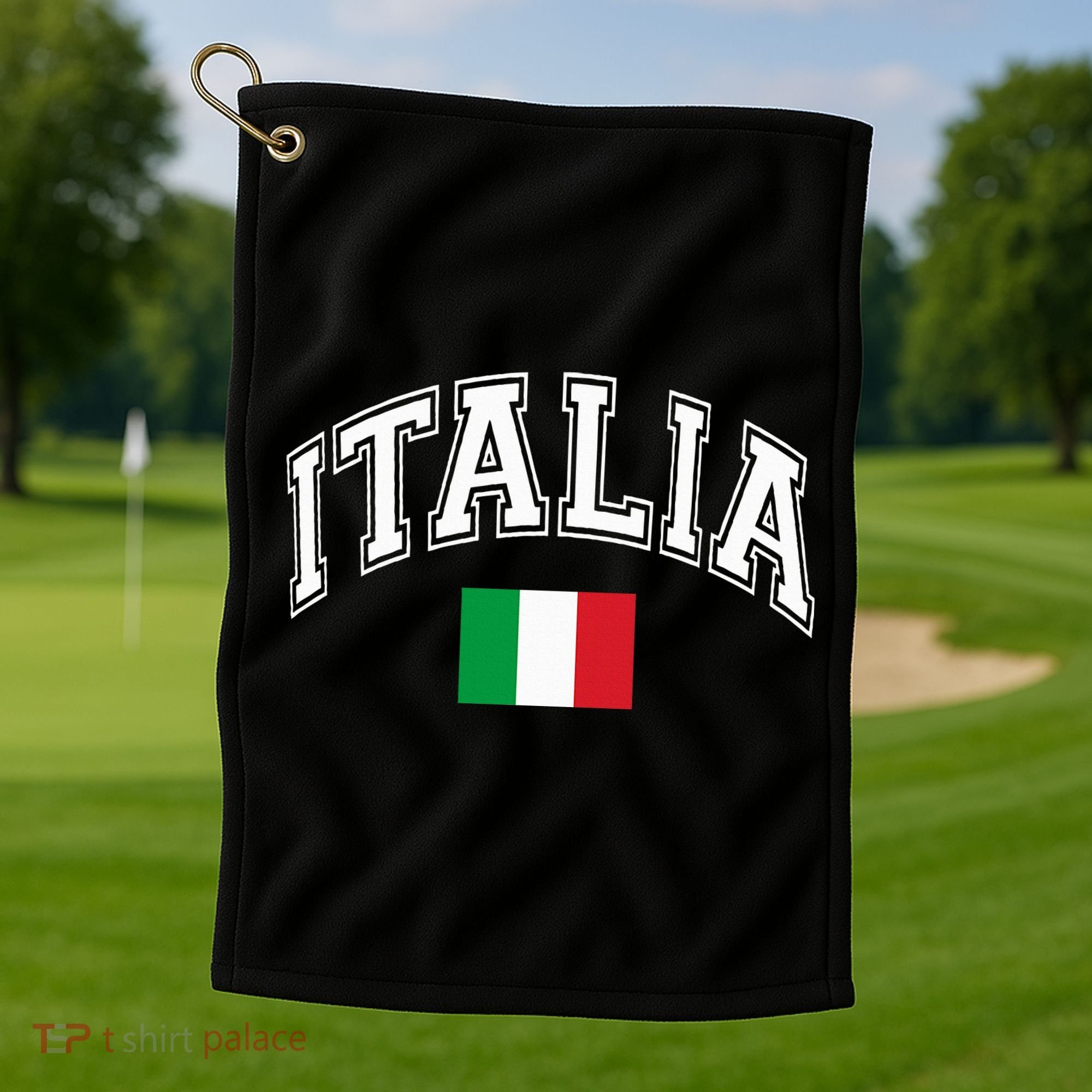 Italy Italian Flag Italia Golf Towel