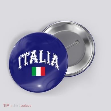 Italy Italian Flag Italia Button