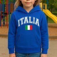 Italy Italian Flag Italia Kids Hoodie thumb 3