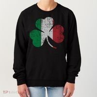 Irish Italian Flag Shamrock Italia Gift Women's Sweatshirt thumb 0