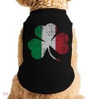 Irish Italian Flag Shamrock Italia Gift Doggie Tank thumb 0