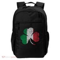 Irish Italian Flag Shamrock Italia Gift Backpack thumb 0