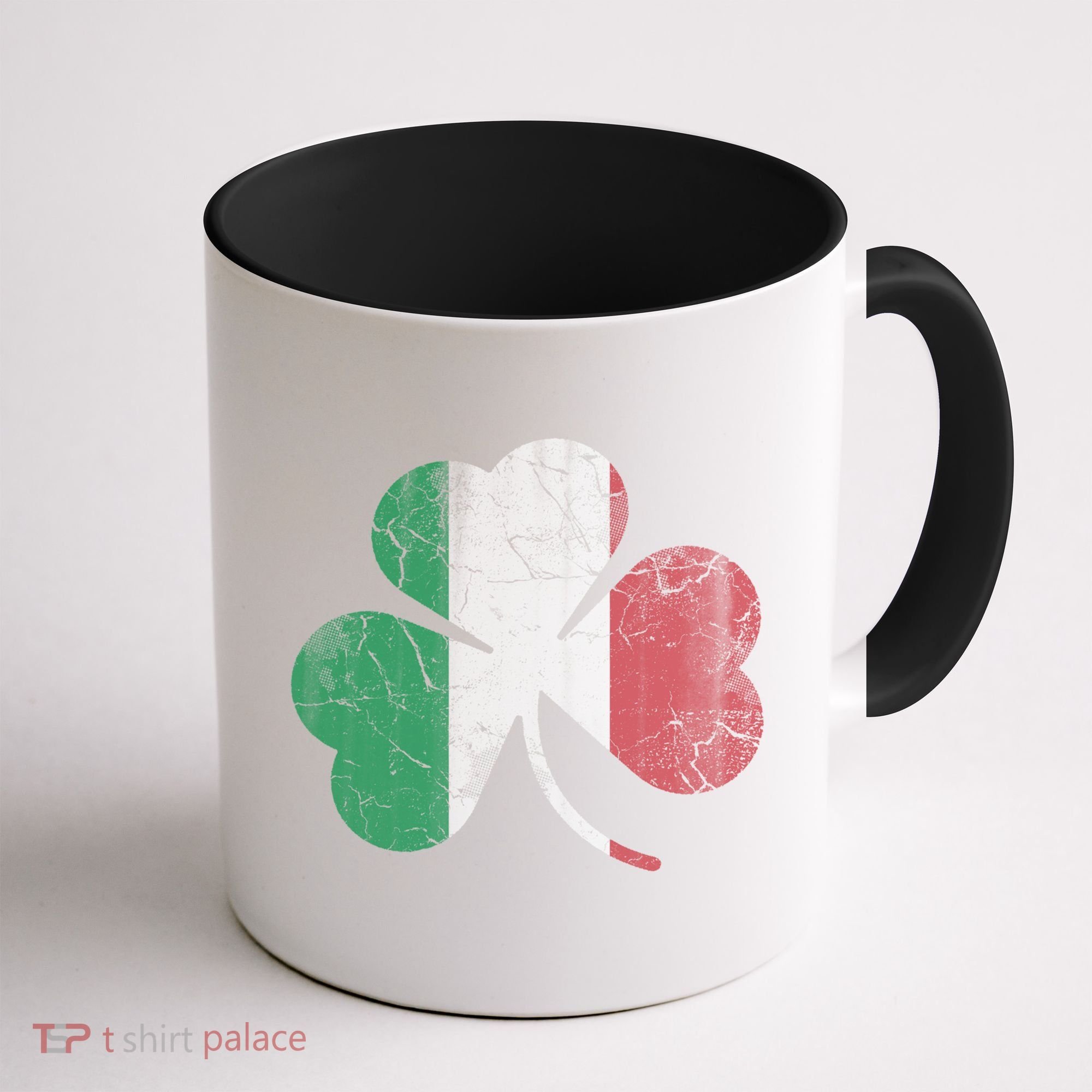 Irish Italian Flag Shamrock Italia Gift Coffee Mug
