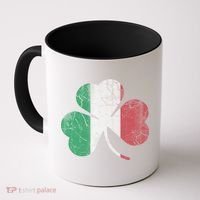 Irish Italian Flag Shamrock Italia Gift Coffee Mug thumb 0