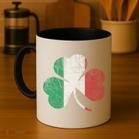 Irish Italian Flag Shamrock Italia Gift Coffee Mug thumb 4