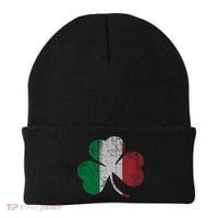 Irish Italian Flag Shamrock Italia Gift Beanie thumb 0