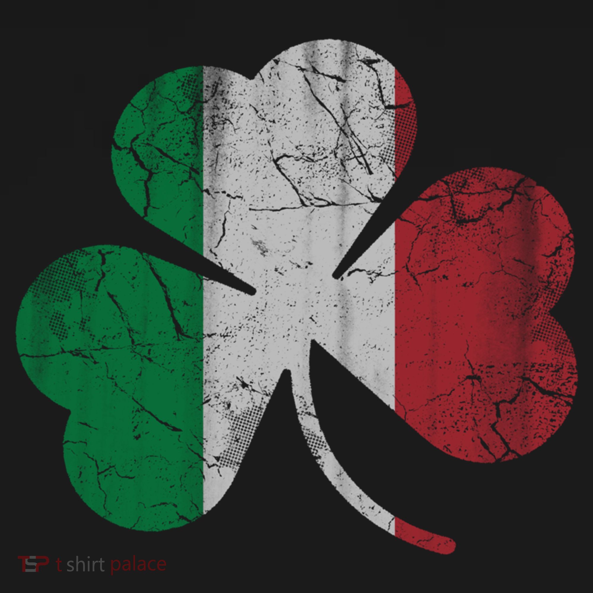 Irish Italian Flag Shamrock Italia Gift Ornament