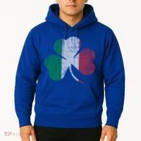 Irish Italian Flag Shamrock Italia Gift Hoodie thumb 2