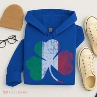 Irish Italian Flag Shamrock Italia Gift Hoodie thumb 4