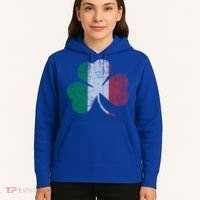 Irish Italian Flag Shamrock Italia Gift Hoodie thumb 5