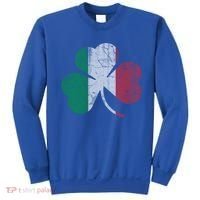 Irish Italian Flag Shamrock Italia Gift Sweatshirt thumb 0