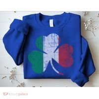 Irish Italian Flag Shamrock Italia Gift Sweatshirt thumb 2