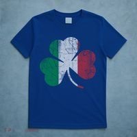 Irish Italian Flag Shamrock Italia Gift T-Shirt thumb 5