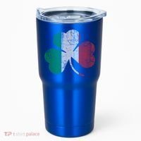 Irish Italian Flag Shamrock Italia Gift Tumbler thumb 0