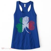 Irish Italian Flag Shamrock Italia Gift Women's Tank Top thumb 0