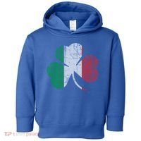 Irish Italian Flag Shamrock Italia Gift Toddler Hoodie thumb 0
