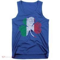 Irish Italian Flag Shamrock Italia Gift Tank Top thumb 0