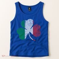 Irish Italian Flag Shamrock Italia Gift Tank Top thumb 2